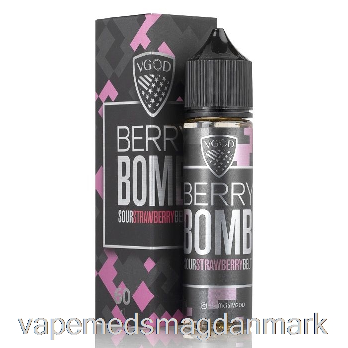 Vape Juice Bærbombe - Vgod E-væske - 60ml 0mg